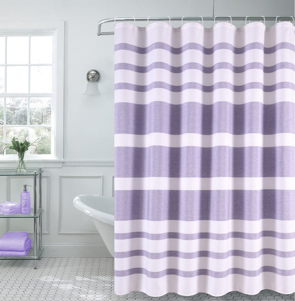 Waffle Touch Shower Curtain Highland