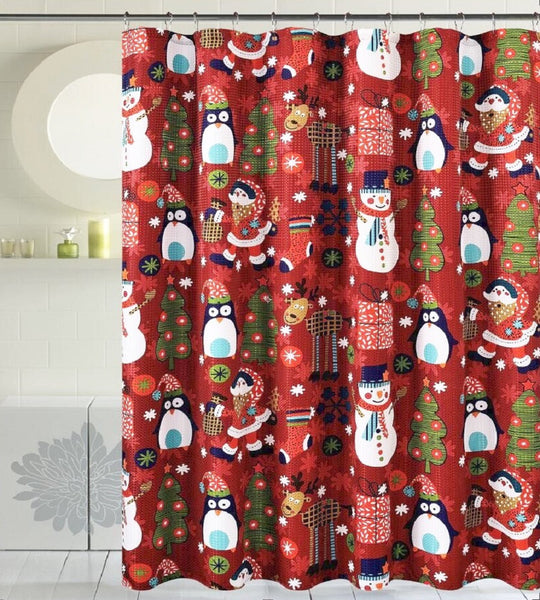 Christmas Decorative Shower Curtain